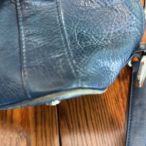 Rebecca Minkoff Navy Blue Pebbled Leather - Picture 15 of 16